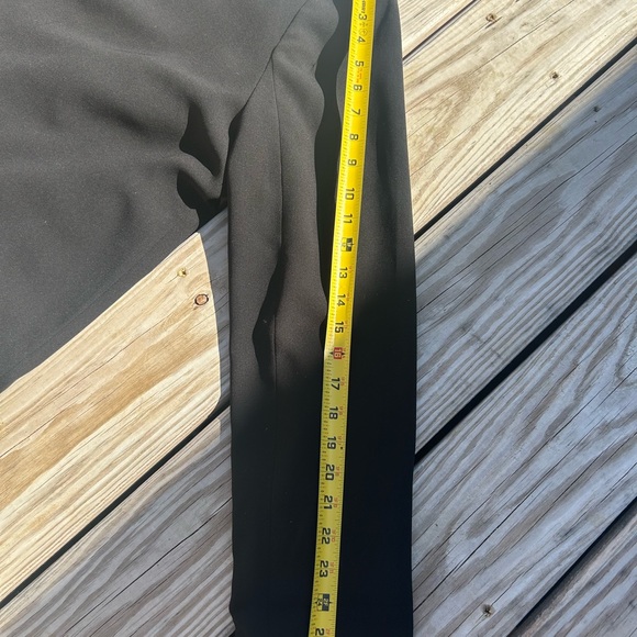 Anthropologie X Cartonnier Cornerstone Black Open Front Blazer‎ Sz Large - Picture 11 of 11